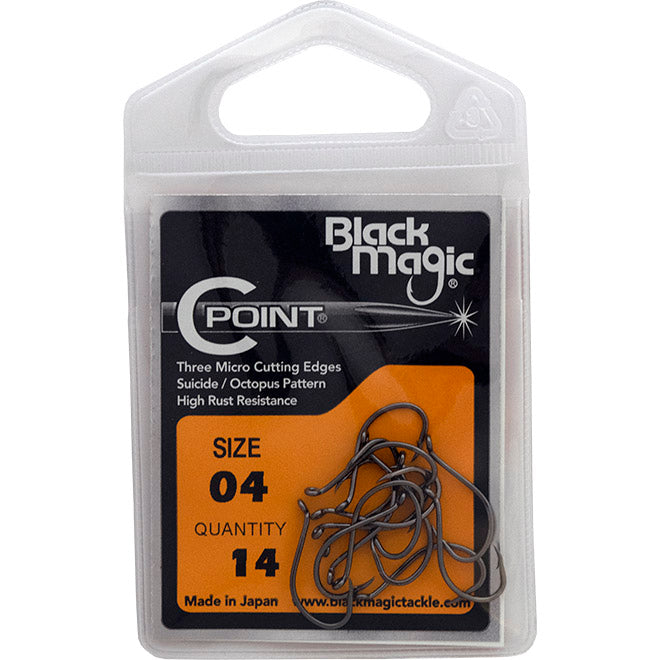 Black magic C point hooks - Sportinglife Turangi